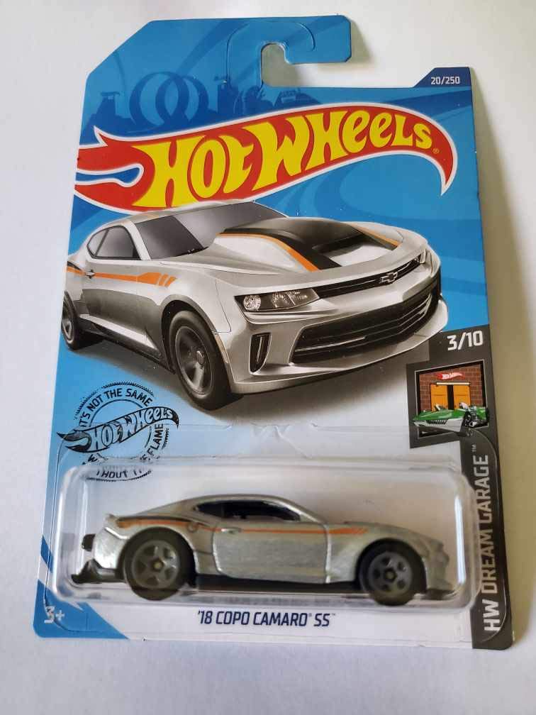 Hot Wheels 2020 Hw Dream Garage '18 Copo Camaro SS, 20/250 Silver