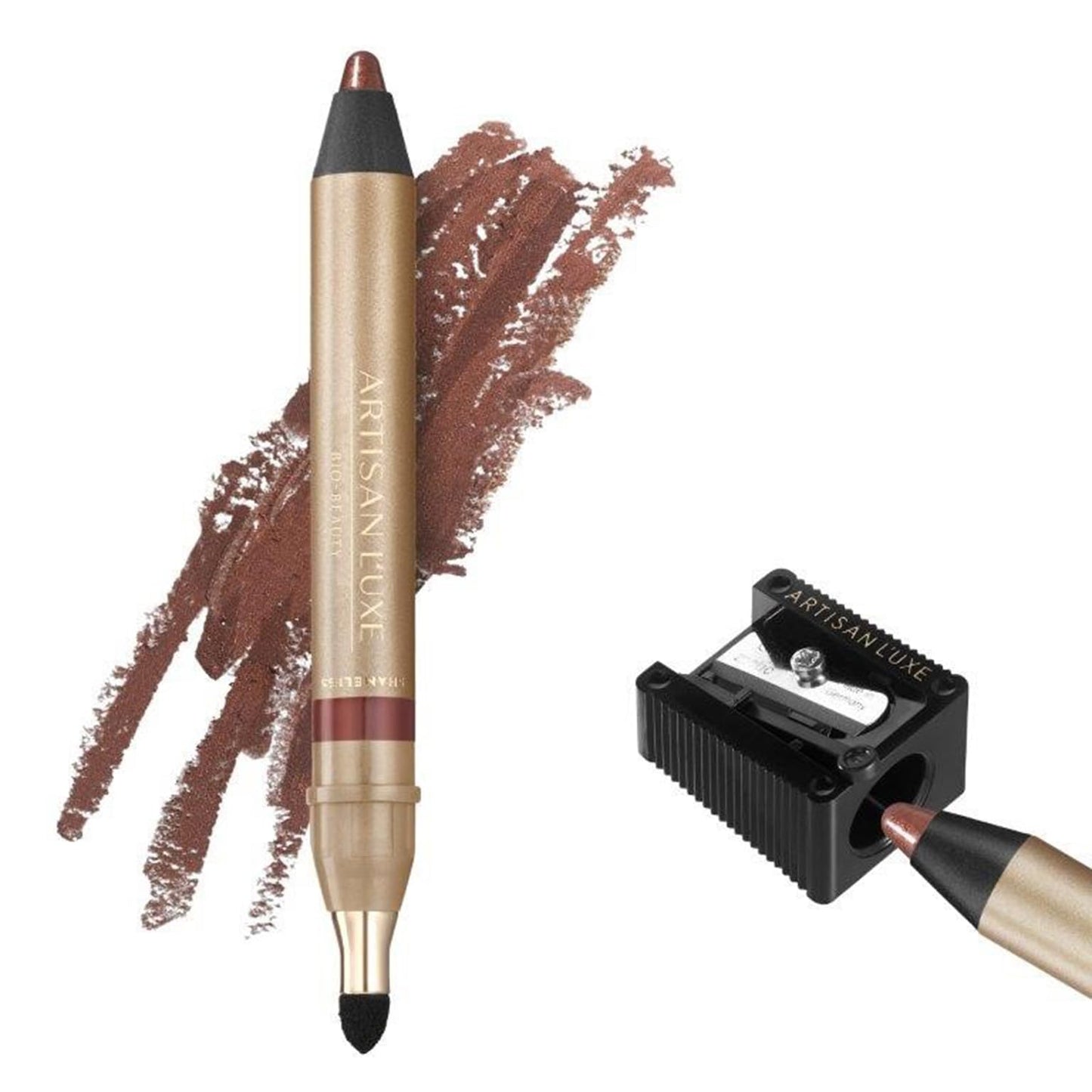 Artisan L'uxe Beauty Velvet Jumbo Eyeliner Pencil Smokey Eyes in 3 Minutes Water Proof, Smudge Proof, Long Lasting Age Defying Essential Oils (Shade