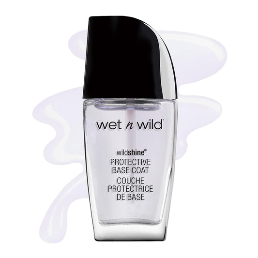 wet n wild Nail Polish Wild Shine, Protective Base Coat, Nail Color Beauty & Personal Care wet n wild
