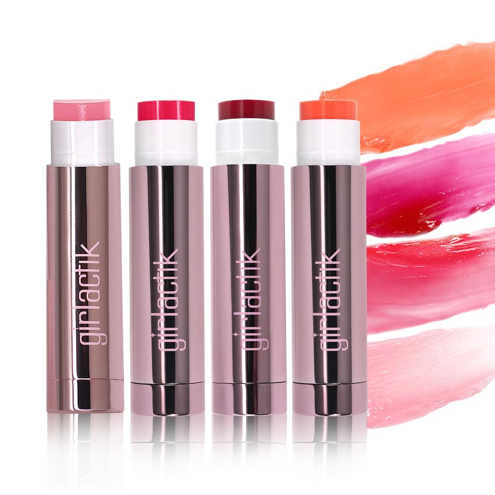 Girlactik Jello Gloss Lip Balm - Hydrating Lip Gloss with Natural Shine, Pink Lemonade Scent, Moisturizing, and Smooth, Perfect for Everyday Lip Care