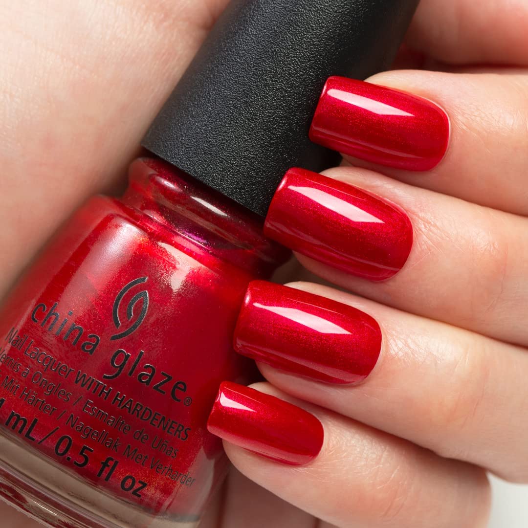 China Glaze Nail Polish, Red Pearl 712