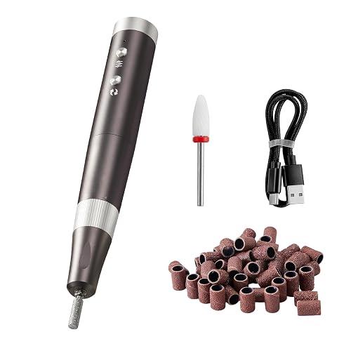 VEVOR Electric Cordless Nail Drill, 30,000RPM Variable-Speed Rechargeable Nail E File Machine, Nail Surface Smooth, Portable Manicure Pedicure Beauty & Personal Care VEVOR