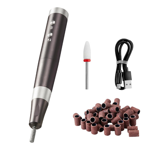 VEVOR Electric Cordless Nail Drill, 30,000RPM Variable-Speed Rechargeable Nail E File Machine, Nail Surface Smooth, Portable Manicure Pedicure Beauty & Personal Care VEVOR