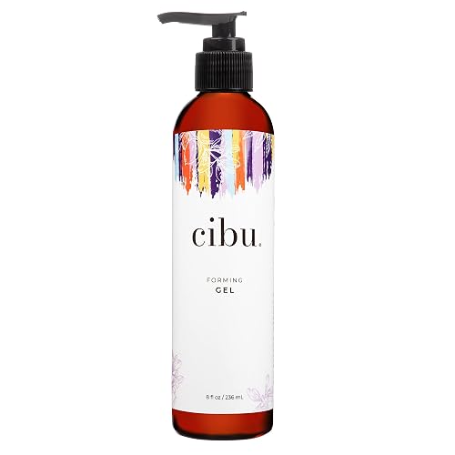 CIBU Forming Gel - No Flake Hair Gel for Men and Women - Alcohol and Fragrance Free - Extra Hold - Hydrolyzed Wheat Protein Hemp and Argan Seed Oils