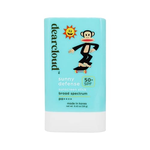 Paul Frank Sunny Defense Sunscreen Stick SPF 50+ PA++++ - Korean Sunscreen for Face & Travel Size (.63 oz)