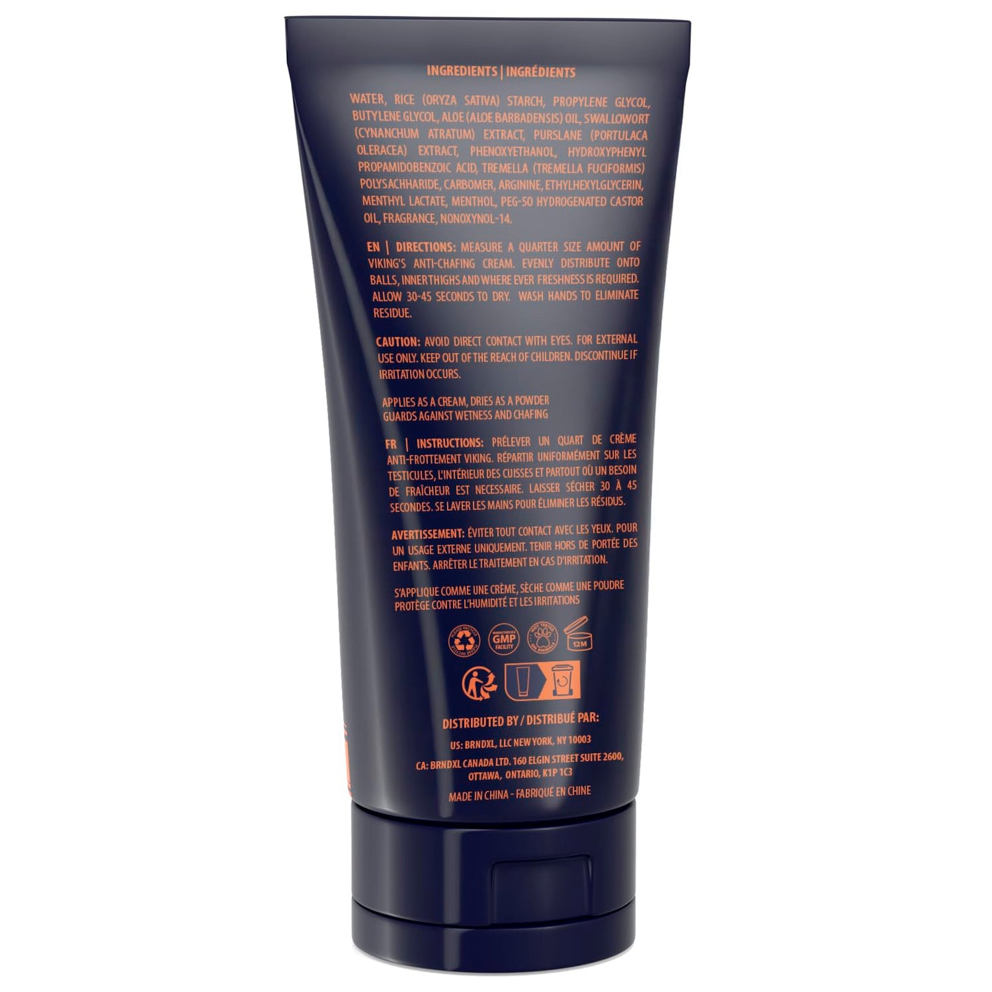 Viking Revolution Balls Deodorant With Aloe Vera and Purslane - Groin and Crotch Anti-Chafing Cream for Men - Quick Drying, Talc-Free Ball Cream 3.4oz