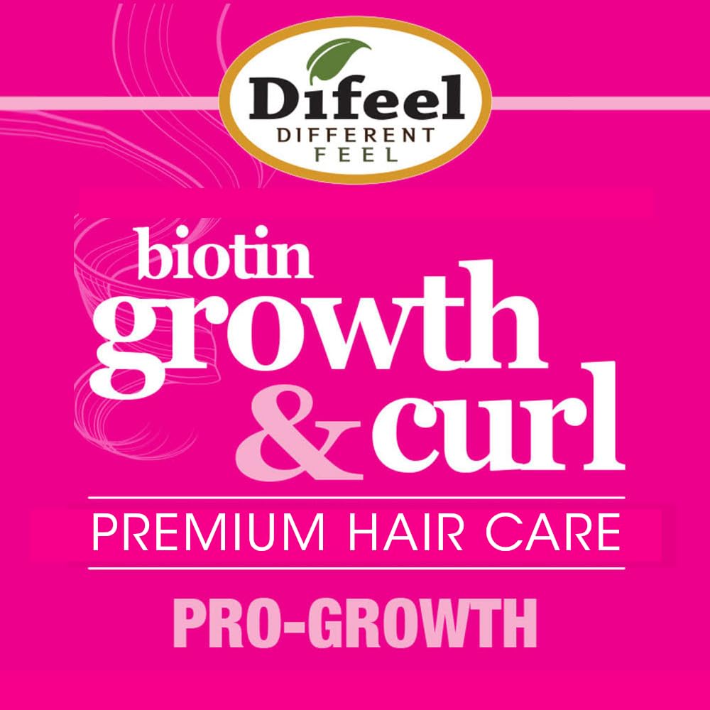 Difeel Biotin Growth & Curl Premium Hair Oil 2.5 oz.