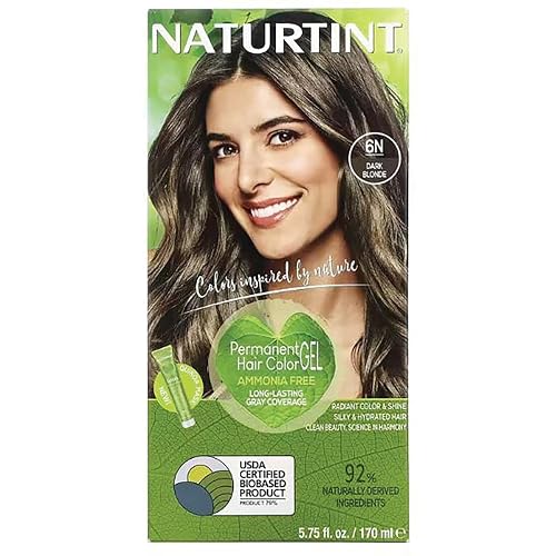 Naturtint Hair Color 6N Dark Blonde 1 Kit 5.28 fl.oz/150ml
