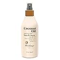 Oliology Coconut Oil Beach Wave Sea Salt Mist Spray - Creates Volume and Tousled Waves, Texture and Style that Lasts All Day (8 Oz)