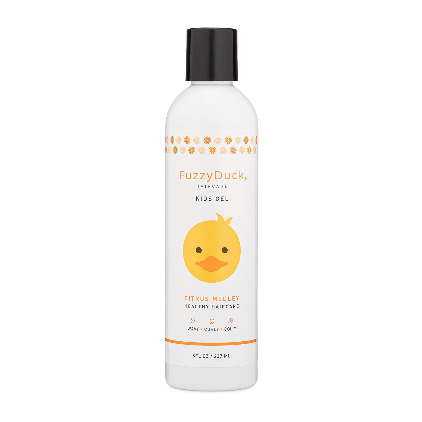 FuzzyDuck Kids Hair Gel - Curl Defining Gel for Girls & Boys with Frizz Control & Light Hold, Water-Soluble Formula Made with Aloe, Sea Botanicals