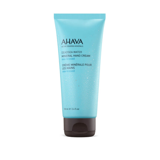 AHAVA Dead Sea Water Mineral Hand Cream, Sea-Kissed - Hand Moisturizer For Dry Cracked Hands, Light & Fast Absorbing, Enriched with Dead Sea Mineral