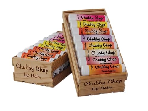 Chubby Chapstick - Large Jumbo Chapstick Natural Chapstick - .5 Ounce Lip Balm (Caramel Apple)