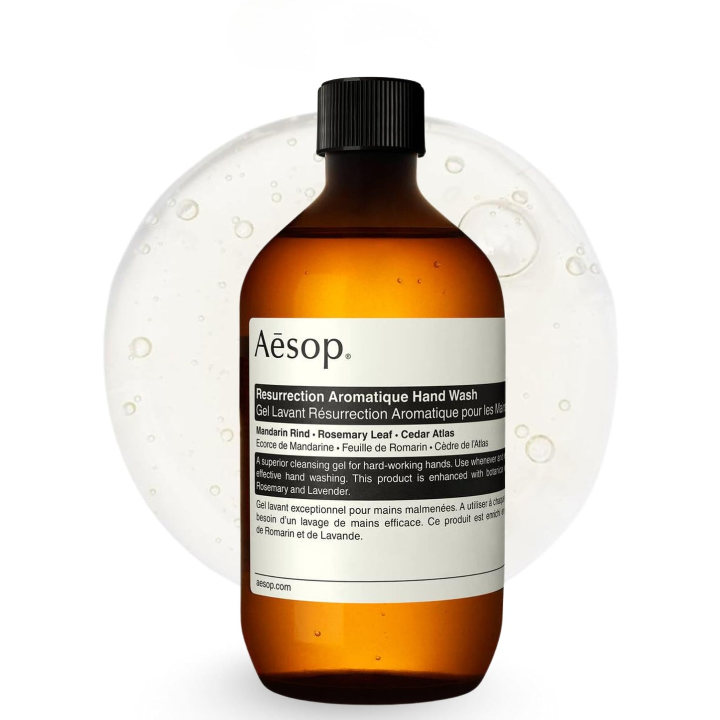 Aesop Resurrection Aromatique Hand Wash Refill - Gentle Cleanser with Orange, Rosemary and Lavender Oils - 16.9 oz / 500 ml Beauty and Personal Care Aesop