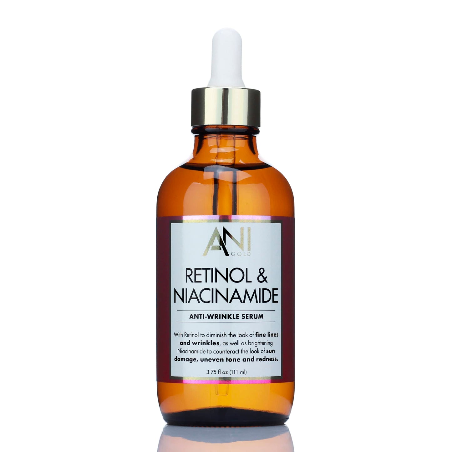 Anigold Retinol + Niacinamide Facial Serum Anti Aging Moisturizer Skin Care Booster For Face, Retinol Skincare Serum Reduces Appearance Of Wrinkles