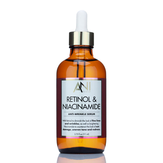 Anigold Retinol + Niacinamide Facial Serum Anti Aging Moisturizer Skin Care Booster For Face, Retinol Skincare Serum Reduces Appearance Of Wrinkles