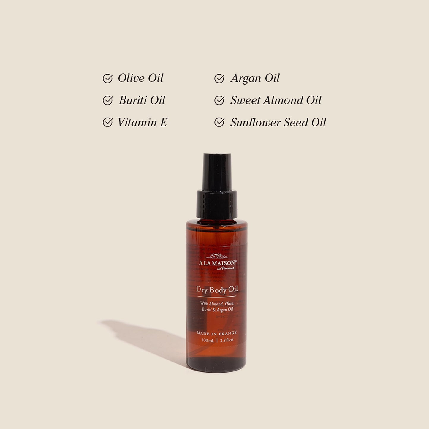 A LA MAISON Amber Collection Fresh Mint & Verveine Duo: Shower Oil - 3.3 oz Moisturizing & Fast-Absorbing Body Oil, 8.1 oz Hydrating Body Wash Beauty & Personal Care A LA MAISON