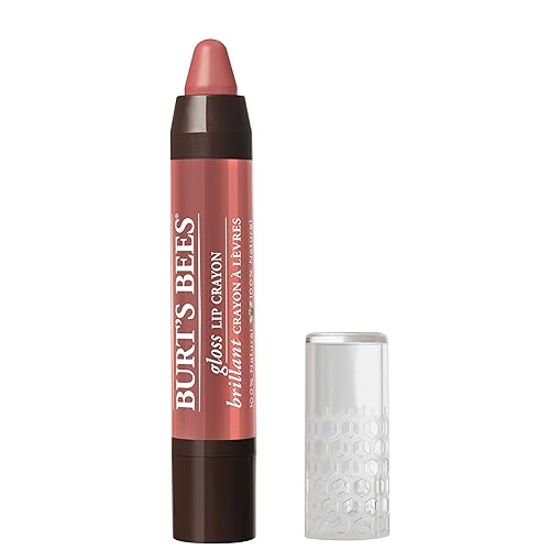 Burt's Bees 100% Natural Moisturizing Gloss Lip Crayon, Santorini Sunrise - 1 Crayon