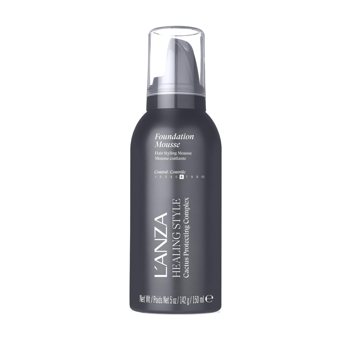 L'ANZA Healing Style Foundation Mousse with Medium Hold Effect, Refreshes and Moisturises Hair and Scalp, With Advanced Control Technology, Non-drying