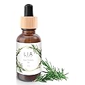 Lia Organics Hair Growth Oil - Organic, Vegan, cruelty free - Rosemary oil, castor oil, pumpkin seed oil, amla oil etc. For thick healthy hair, 1.70