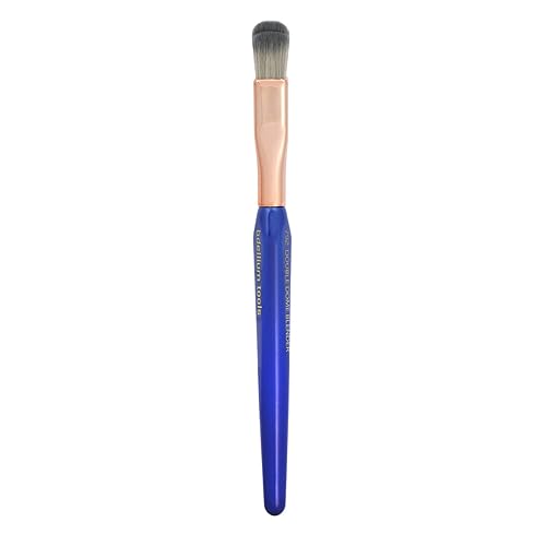 Bdellium Tools Professional Makeup Brush - Golden Triangle 792 Eye Double Dome Blender - With All Vegan and Soft Synthetic Fibers, For Effortless