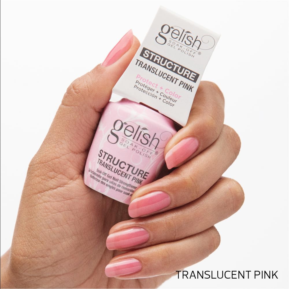 Gelish Self-Leveling Brush On Structure Gel - Translucent Pink, 15mL Beauty & Personal Care Gelish