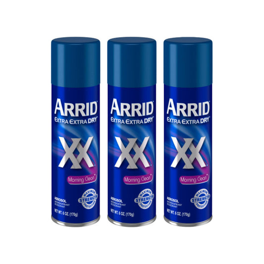 ARRID XX Anti-Perspirant Deodorant Spray, Morning Clean 6 oz (Pack of 3) Beauty and Personal Care Arrid