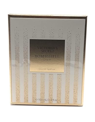 Victoria's Secret Bombshell Gold Eau De Parfum 3.4 Ounce Spray Bottle