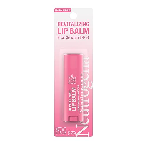 Neutrogena Revitalizing Tinted Lip Balm Broad Spectrum SPF 20 Sunscreen, Moisturizing Lip Balm with a Sheer Tint for Softer, Smoother