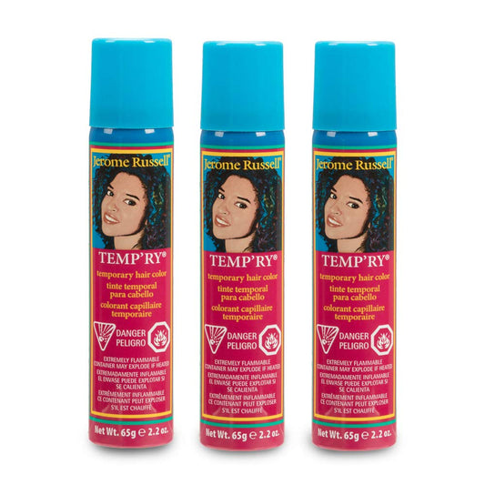Jerome Russell Temp'ry Spray-on Brown Hair Color, 2.2oz x 3 pack Beauty & Personal Care Jerome Russell