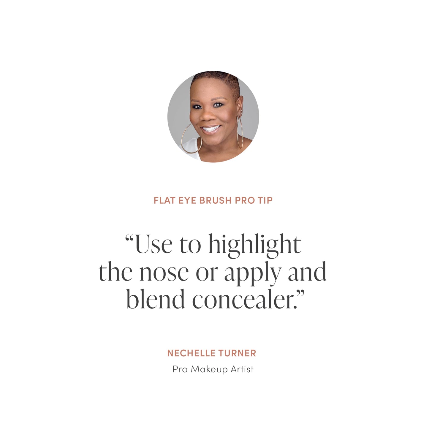 jane iredale Pro Series Flat Eye Brush, Small, Multipurpose Cosmetic Brush Applies Cream and Powder Eye & Complexion Makeup, Vegan, Cruelty Free