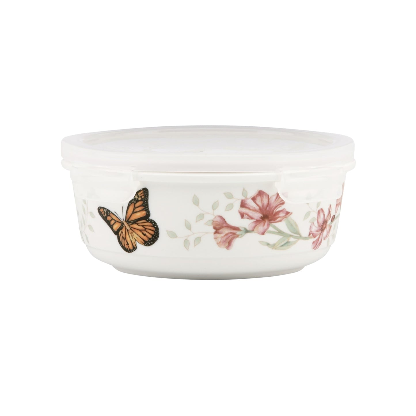 Lenox 824646 Butterfly Meadow Serve & Store Container, Small Container 6.25"D x 2.75"H