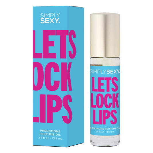 SIMPLY SEXY Affirmations Let's Lock Lips Pheromone Perfume Oil - Soft Floral Scent with Notes of Natural Bergamot, Lemon, Cardamon, Mimosa and Violet