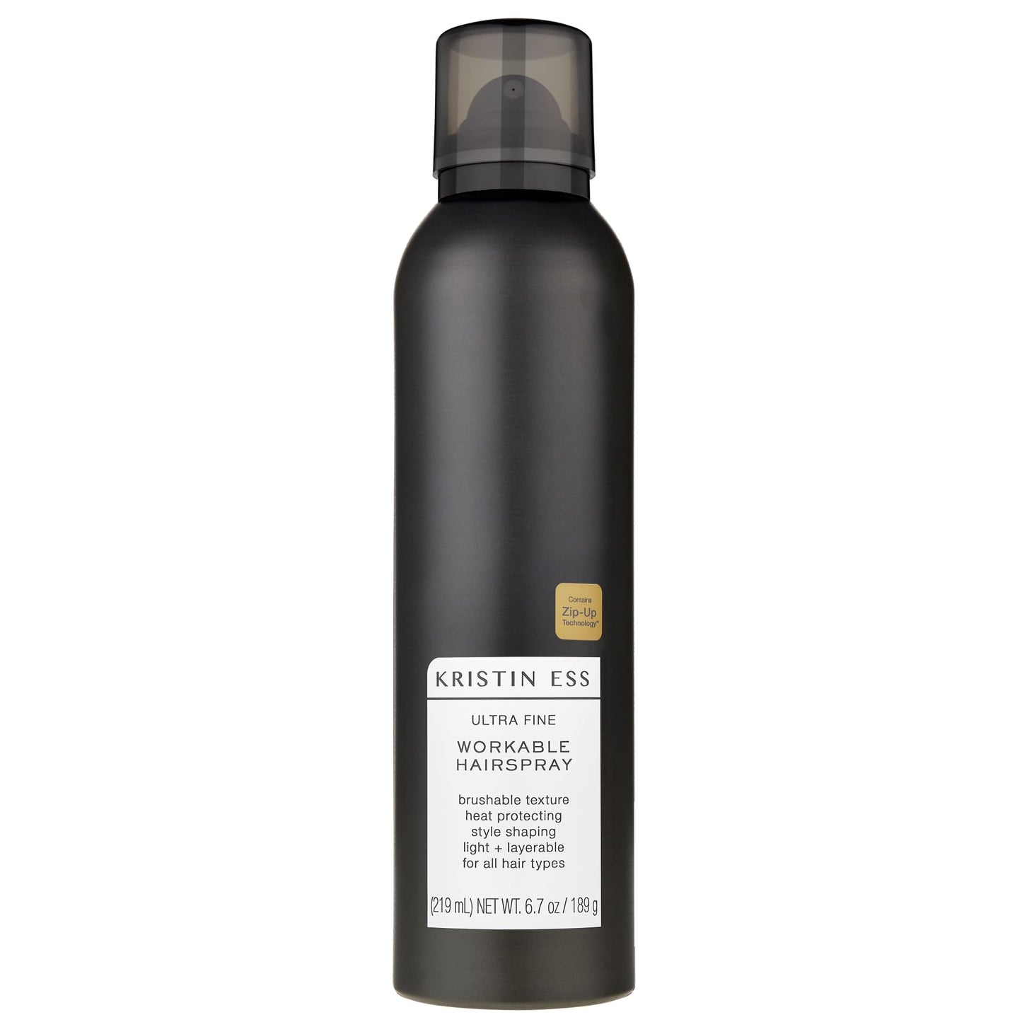 Kristin Ess Ultra Fine Professional Hairspray + Heat Protectant for Hair - Lightweight Hold for Women - Volumizing Anti Frizz Hair Styling
