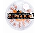 Olive & June Instant Mani Medium Almond Press-on Nails, Glitter Spiderwebs, 42 Pieces Beauty & Personal Care Olive & June