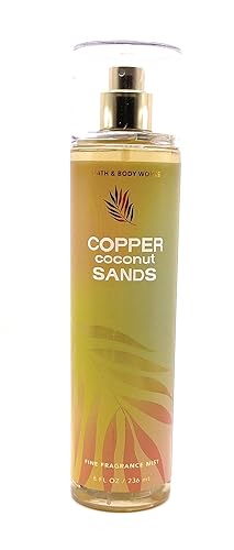 Bath & Body Works Copper Coconut Sands Fine Fragrance Mist 8 Fluid Ounce Spray
