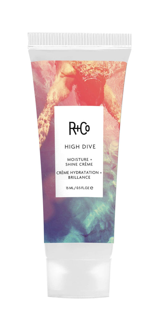 R+Co High Dive Moisture + Shine Crème Deluxe | Deep Hydration + Softens + Eliminates Frizz | Vegan + Cruelty-Free | 0.5 Fl Oz