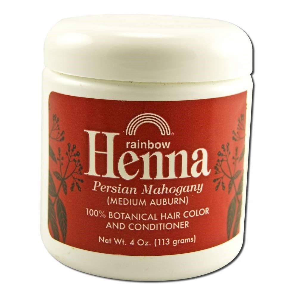 Rainbow Research - Henna Persian Mahogany Hair Color - 4 Oz, 4 pack (image may vary)4