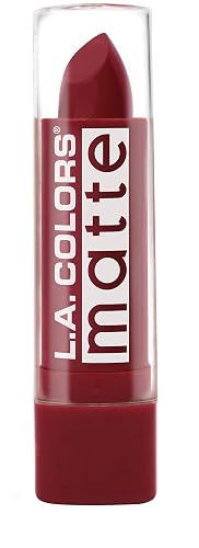L.A. COLORS Matte Lip Color, Relentless Red CML514