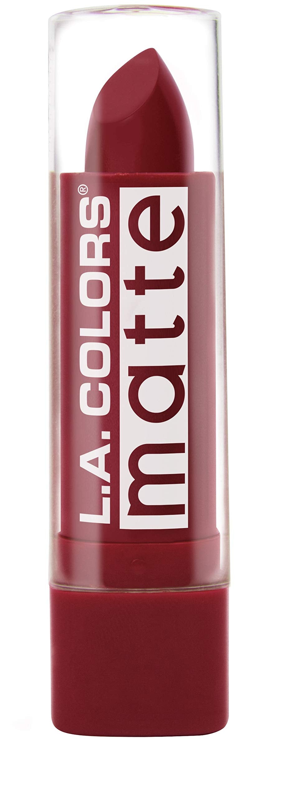 L.A. COLORS Matte Lip Color, Relentless Red CML514