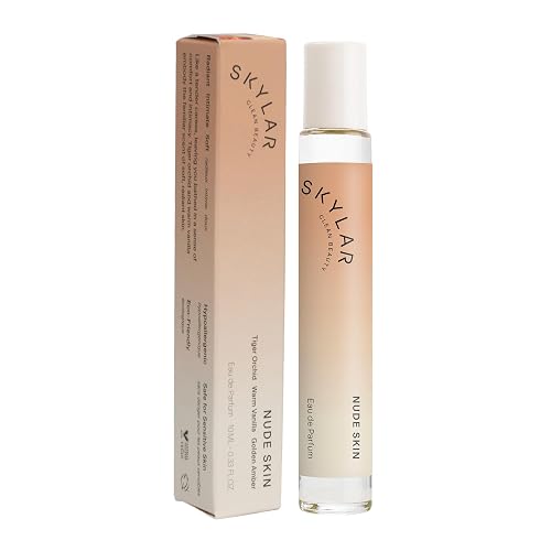 Skylar Nude Skin Travel Spray for Women - Mini Floral Vanilla Perfume with Tiger Orchid & Amber Notes - Hypoallergenic, Vegan, Clean Fragrance Beauty & Personal Care Skylar