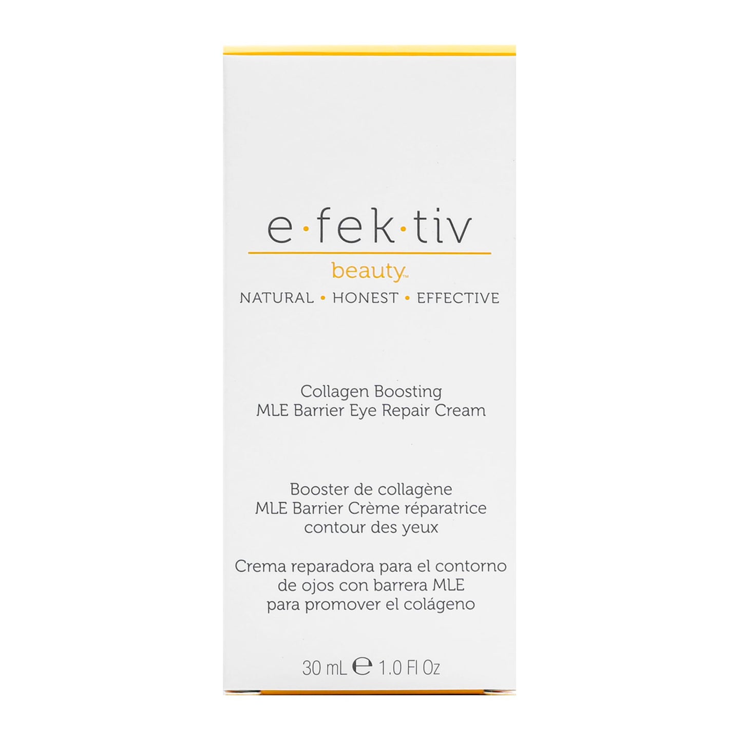 Collagen Boosting MLE Barrier Eye Repair Cream by e.fek.tiv for Unisex - 1 oz Serum.