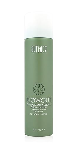 SURFACE Hair Blowout Hair Spray for Styling, 4 oz - Flexible Finishing Spray with Babassu Oil and Maracuja Oil - Premium Thermal Spray for Women, Men