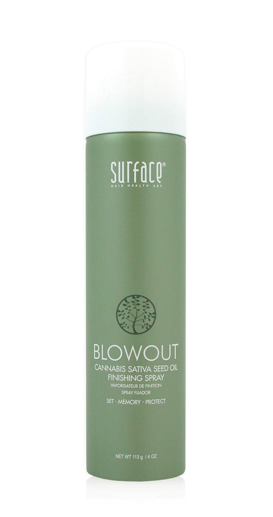 SURFACE Hair Blowout Hair Spray for Styling, 4 oz - Flexible Finishing Spray with Babassu Oil and Maracuja Oil - Premium Thermal Spray for Women, Men