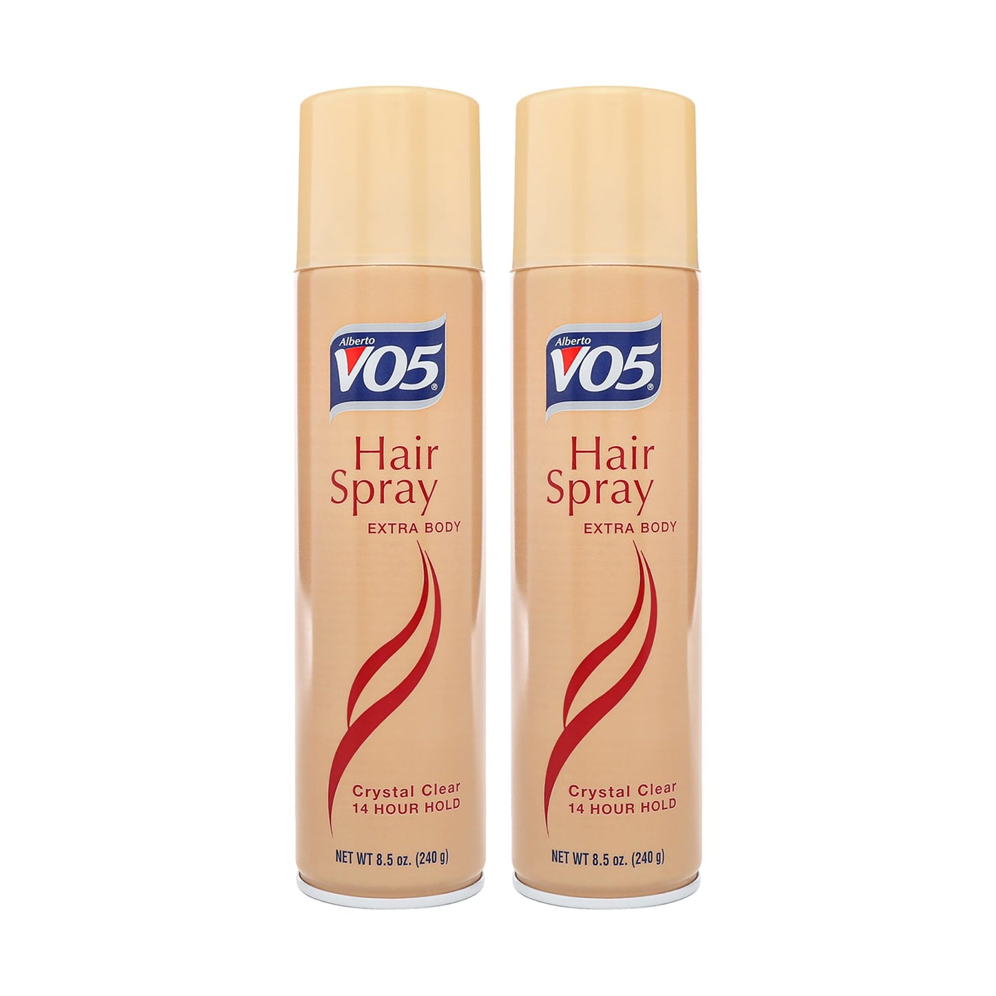 Alberto VO5 Crystal Clear Extra Body Hair Spray - Volumizing Hair Spray for Styling - Frizz and Humidity Control - No Flaking - 8.5 oz - Pack of 2 Beauty & Personal Care VO5