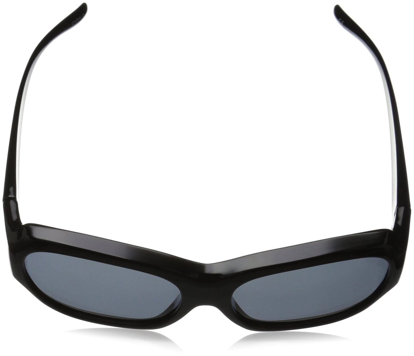 Dioptics Women's Solar Shield Jasmine Fits Over Sunglasses Polarized Square, Black, 59 mm