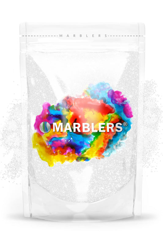 MARBLERS Twinkle Glitter [Glass White] 3oz (85g) | Fine | Non-Toxic, Vegan, Cruelty-Free | Face, Body, Eyeshadow, Hair, Festival, Party Makeup | Nail