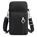 JANKS Small Crossbody Bags for Women Mini Cell Phone Purses with Crossbody Strap Phone Wallet Purses Shoulder Bag Nylon Arm Bag
