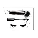 Stupell Industries Glam Mascara Lashes Makeup Framed Wall Art, Design by Alison Petrie