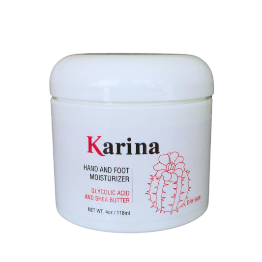 Karina Glycolic Hand and Foot Moisturizer with Glycolic Acid, Jojoba & Avocado Oils - Exfoliating & Hydrating Cream for Dry Skin, Callus Removal Beauty & Personal Care Karina Skin Care