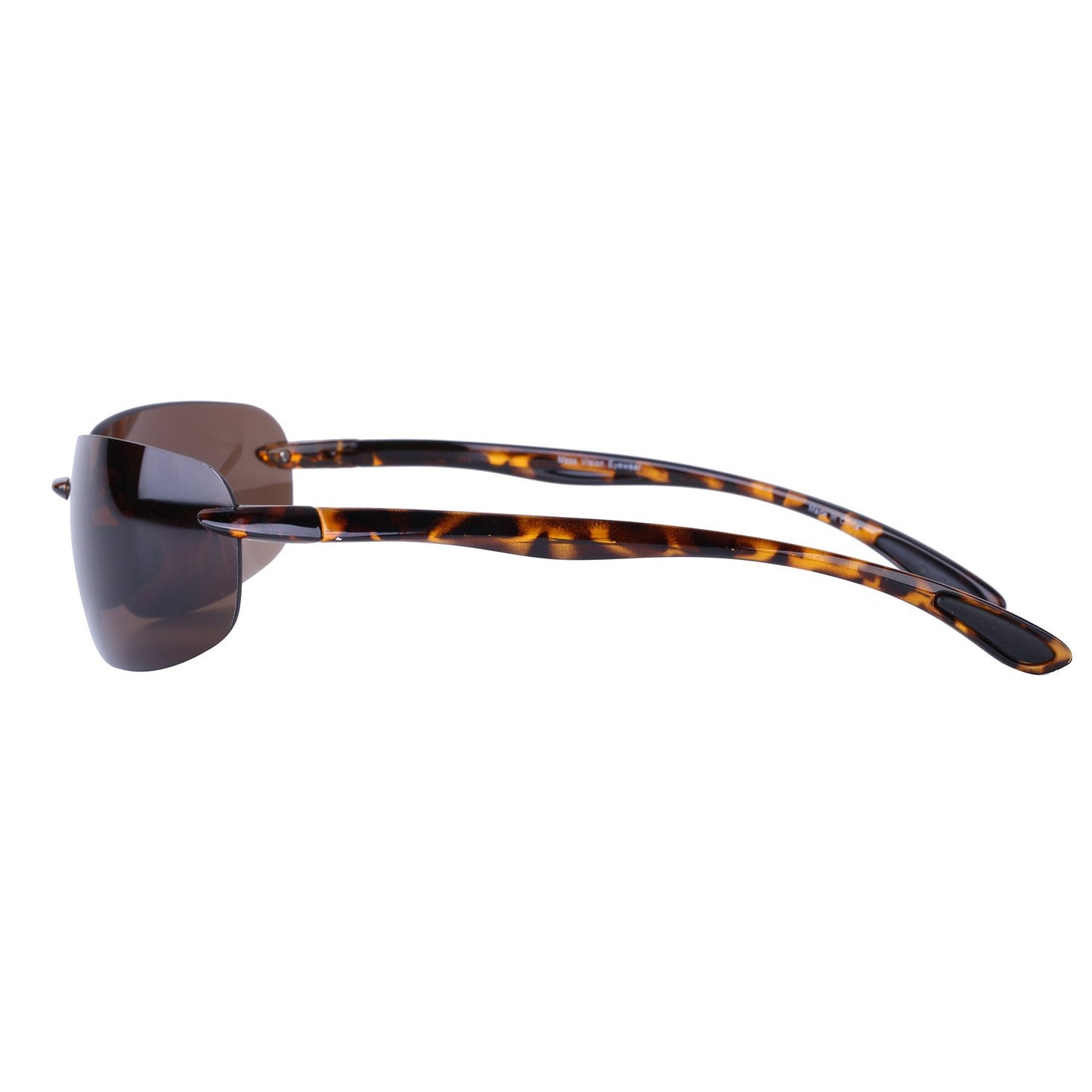 "Lovin Maui" Sport Wrap Polarized Sunglasses for Men and Women - Hard Case Included (Tortoise)